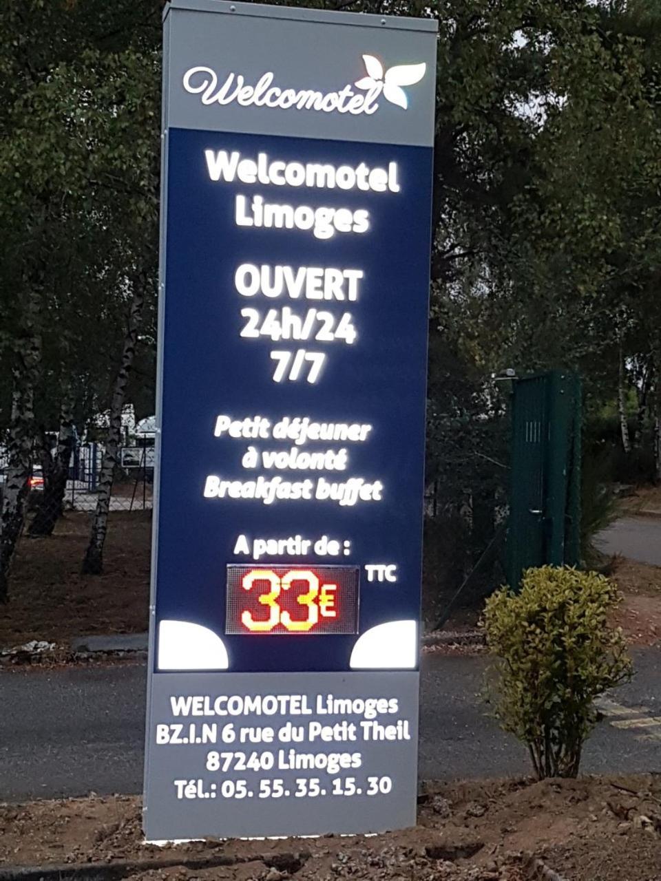 Welcomotel Limoges Esterno foto
